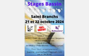 Stage bassin / Saint Branchs