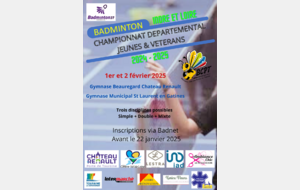 Championnat Départemental Jeunes et Vétérans 2024 2025 Chateau Renault