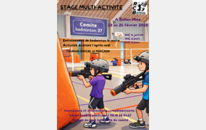 Stage multiactivités des vacances de février 2026 (Ballan Miré)